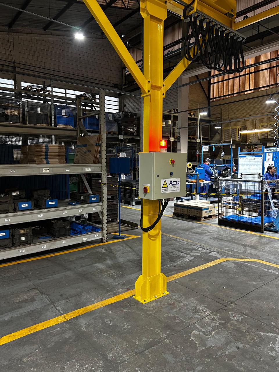 Modernização e retrofit de talha elétrica pela Astec